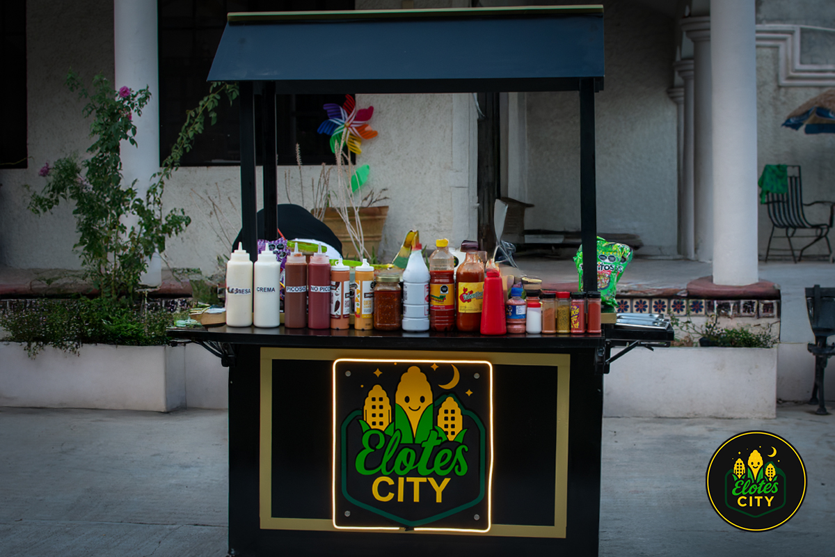Carrito Elotes City en Evento